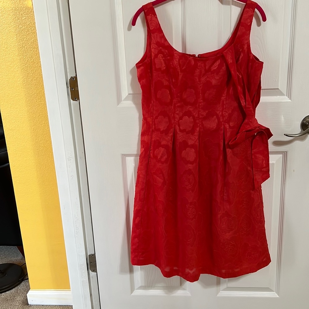 Nine West Summer Dress in Coral zize 8
